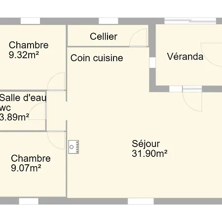 بيت للعطل La Source Du Cellier 4/6 Personnes